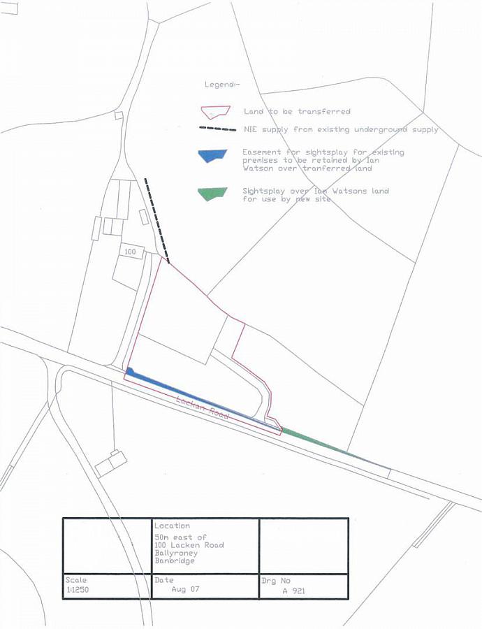Freehold Building Site, 50m East Of 100 Lackan Road, ballyroney, banbridge, BT32 5JA