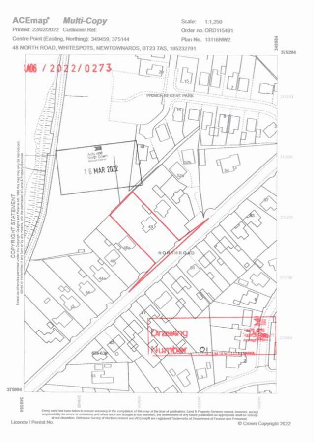 FPP For 2 Dwellings, 48 North Road, newtownards, BT23 7AS