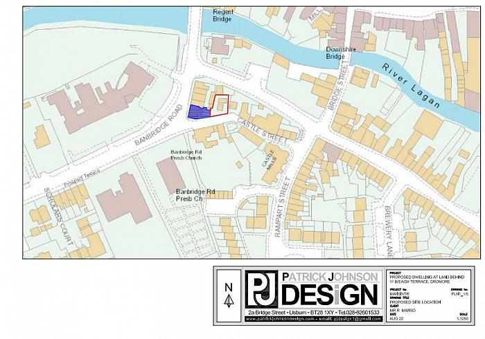 Site at, 11 Iveagh Terrace, dromore, BT25 1AE