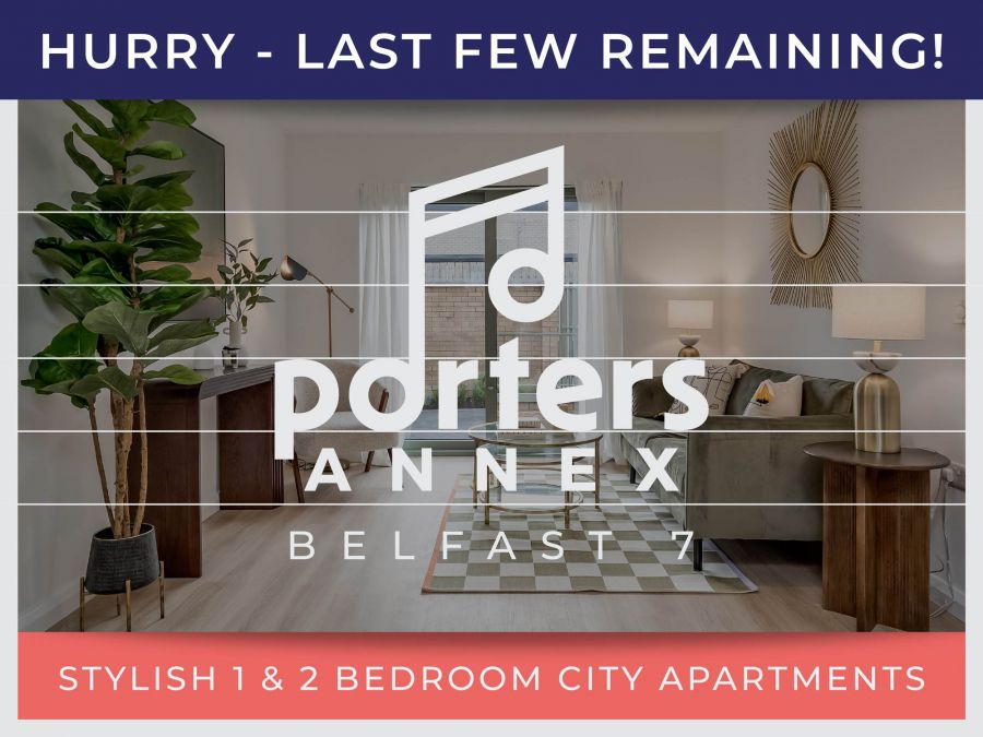 Apt 11 Porters Annex, apsley street, donegall pass, belfast, BT7 1BL