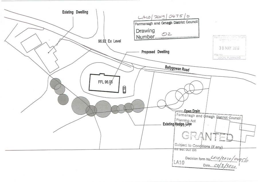 Approx. 30 M East Of 16 Ballygowan Road, omagh, BT78 5JT