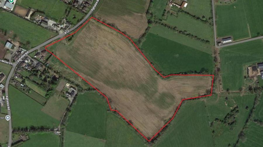 Land, Oppos, aghalee road, lower ballinderry, antrim, BT28 2JN